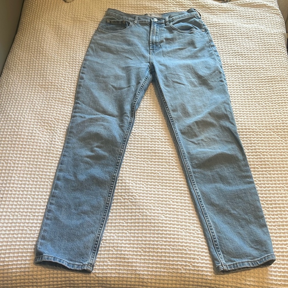 Everlane High Waist Straight Jeans